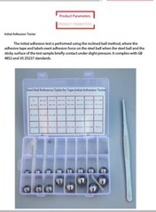 Tape Initial Adhesion Tester Pressure-Sensitive Adhesive Initial Adhesion Tester