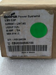 Cooper Power CBUC09050C100 ELSP Current Limiting Backup Fuse 9.9KV 50A 50KA OEM