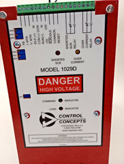 Control Concepts 1029D-V-208V SCR Power Controller 120A-R4/20mA-10/5V 1phase AC