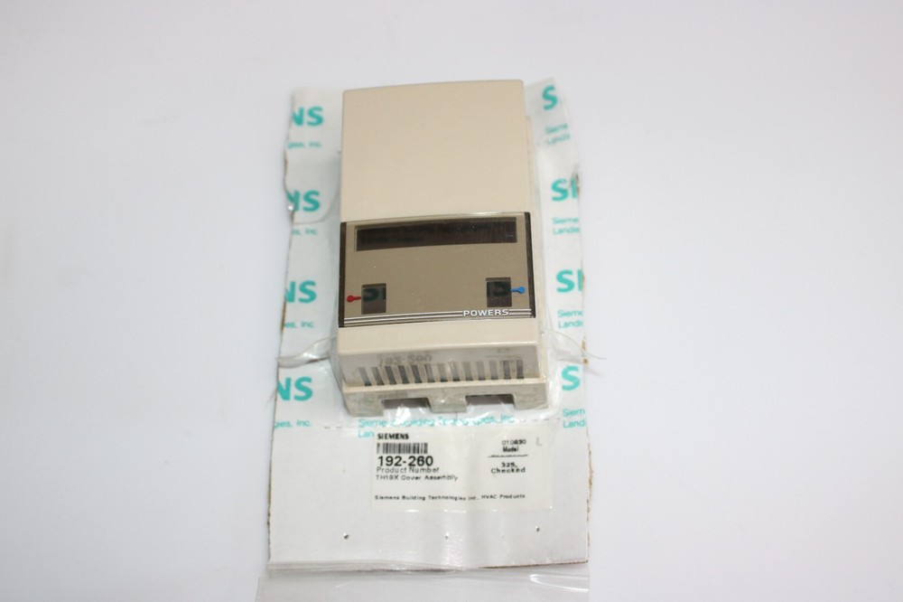 NOS Siemens 192-260 TH19X Pneumatic Thermostat Cover, Desert Beige