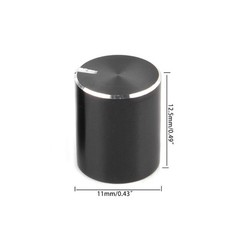 5Pcs 11×12.5mm Rotary Potentiometer Knob Cap Volume Control For o Amplifier