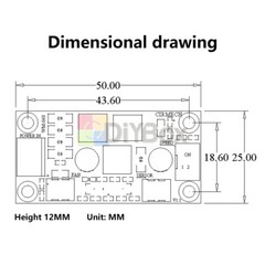 DC 12V 24V Fan Temperature Controller Module 4-Wire Speed Control Governor Board