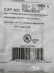 Eaton TIMCB3/0 Terminal Insulator Kit CH BR BAB HQP Breaker NEW Fast Free Ship