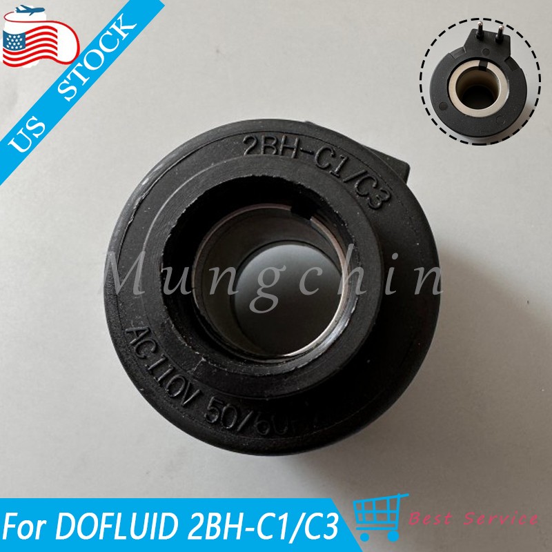 Brand New For DOFLUID 2BH-C1/C3 AC110V 2-Pins Solenoid Valve Coil US STOCK