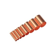 Copper Tube Butt Splice Wiring Joint Connecting Pipe Copper Tube Crimp Terminal
