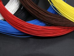 PTFE Cable Wire 0.35mm² Silver-plated Copper Wire Electronic Audio Signal Wire