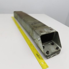 4-1/8″ x 2-3/4″ Steel Flexible Wireway Cable Carrier W/ Anchors 34-1/4″ OAL