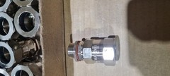 20 ALCO Alcote CW CABLE GLAND Silicon Sealing, Armoured Nickel Plated Brass 20mm