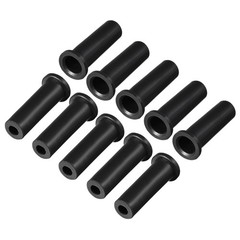 10 Pack 10-6mm PVC Strain Relief Cord Boot Protector 39mm for Power Tool Black