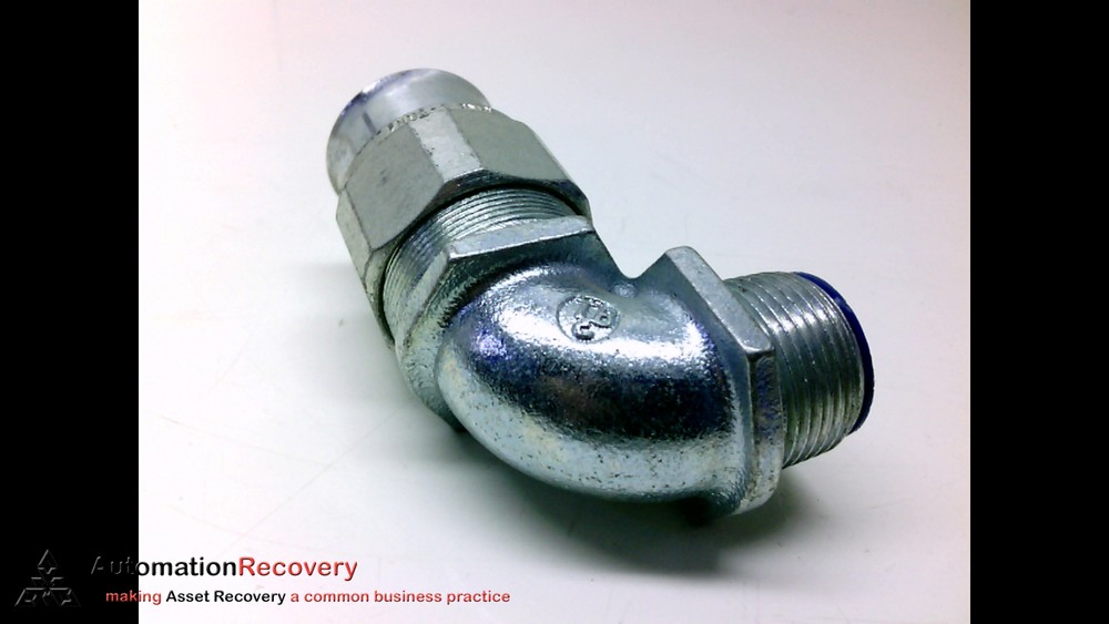 THOMAS AND BETTS 3743-TB LIQUIDTIGHT CONNECTOR 90 DEGREE, NEW* #183567