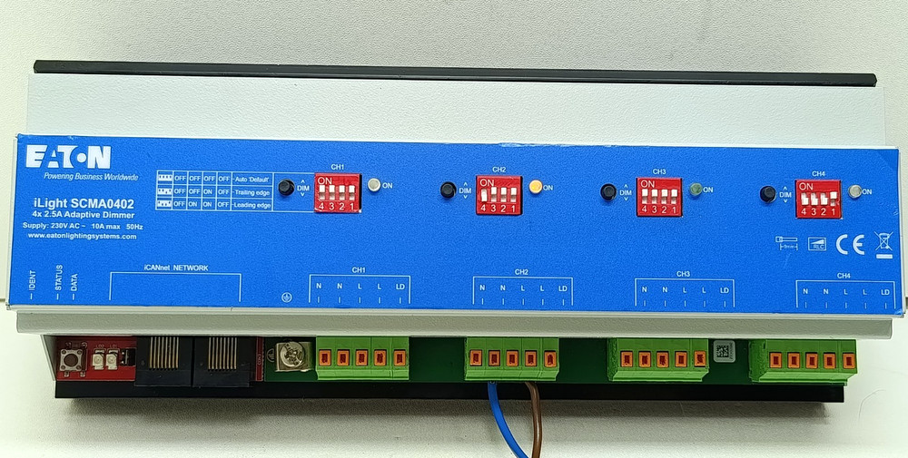 Eaton iLight SCMA0402 Adaptive Dimmer 4 X 2.5A Control 2 Channels Working Tested