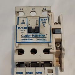 Cutler Hammer AN16BN0 Size 0 , Series A1 , 18 Amp With Aux Contact and Heaters