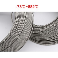 Type K Thermocouple Compensating Cable Extension Wire, Stainless Steel Shield