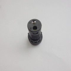 1pc 22mm Intermittent Black Buzzer 12V DC/AC 10CM/90-100DB Screw Terminal