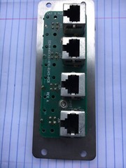 Mencom Ethernet Jack 5 PCB MT FEM RECP, D 24-4MDE45-RJ45-PCB