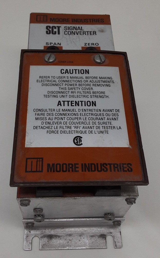Moore Industries SCT/4-20MA/1-5V24DC Signal Converter 4-20mA DC to 1-5VDC