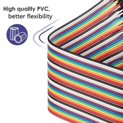 120pcs Breadboard Jumper Wires 20cm Wire Length Optional Dupont Cable Assorte…