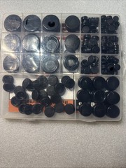 Ptiuyas 150 Pcs Pro-Grade Rubber Grommet Kit Gasket Assortment set of 3