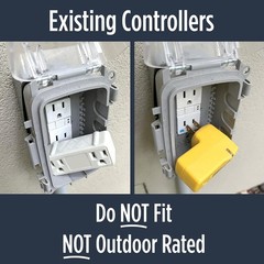 Heat Cable Controller Thermostat Weatherproof Outdoor Digital Certified