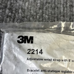 2214 Adjustable Single-Wire Wrist Strap with 5 ft Coil Cord & Alligator clip