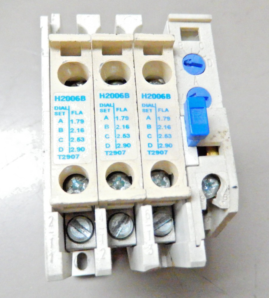 Cutler Hammer C306DN3 Overload Relay with H2006B Heaters