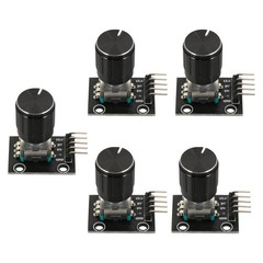 5 Pcs Rotary Encoder Module with Potentiometer Rotary Knob Electric Parts