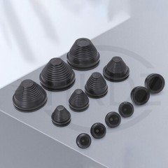 Black Rubber Tapered Wiring Grommets Gaskets Cable Firewall Plug Bung Ø10- 130mm