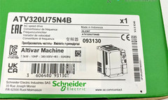 1PC-Schneider ATV320U75N4B variable speed drive 7.5kW,380-500V,3phases-New