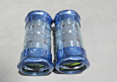 2 Pack Hubbell Raco 2925RT Raintight 1-1/4″ EMT Conduit Coupling, Steel *NEW*