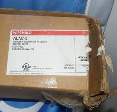 Box of 6 NEW Wiremold LEgrand ALAC-5 5″ Raceway Covers + 1 Year Warranty