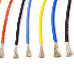 Silicone Rubber Cable Tinned Copper Wire Ultra Flexible Cable 14/16/17/18~30 AWG