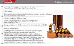 33m Heat Resistant Tape Kapton BGA High Temperature Thermal Insulation Polyimide