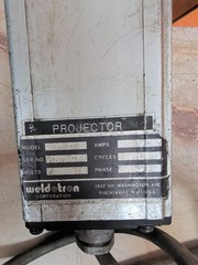 WELDOTRON SAFE-T-LITE CONTROL BOX 8221B W/ PROJECTOR AND RECEIVER SAFETY LIGHTS