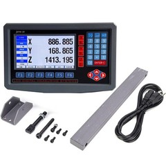 Linear Scale 5UM DRO Digital Readout 2/3 Axis Travel Length 4-40″ CNC Mill Lathe