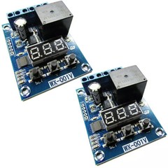2X DC12V Voltage Detection Module Relay Switch Charging Discharge Monitoring US