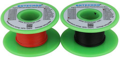 28 Gauge Silicone Wire Spool red 50ft and Black 50ft Flexible 28 AWG Stranded…