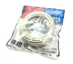 Tripp Lite N201-050-WH Cat6 Gigabit White Snagless Patch Cable RJ45 M to M 50ft