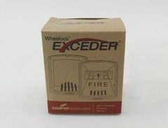 Cooper STR 127380 Wheelock Exceder Fire Alarm Strobe Wall Mount 12/24VDC – NE…