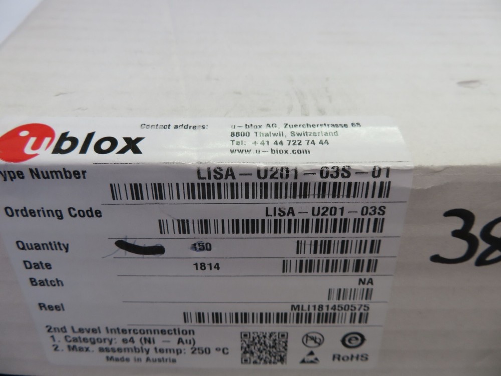 (1 PC ) BRAND NEW LISA-U201-03S Transceiver Module U-BLOX *US STOCK**