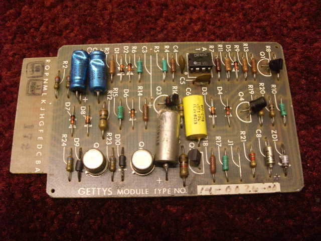 Gettys Drives 14-0026-00 MODULE IS REPAIRED WITH A 30 DAY WARRANTY