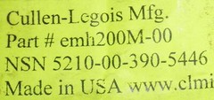 NEW Cullen 200M Dial Indicator Holder 5210-00-390-5446 Cullen-Legois C200M Er…