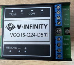 V-Infinity VCQ15-Q24-D5-T DC to DC Converter 24VDC to 5VDC