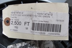 NEW 1015/14T41-2 14 41TC 105C 600V MTW 1015/1230 Green WIRE