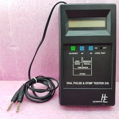 HE Hasselriis Electronics Denmark Dial Pulse & DTMF Tester 210 HE210