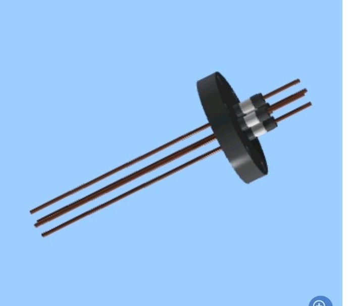 EFT0543093ELECTRICAL FEEDTHROUGH, SOLID CONDUCTORS, RATED TO 5KV AND 50A PER…