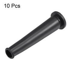 10 X 69mm Length Cord Boot Protector Cable Sleeve Hose Rubber Black