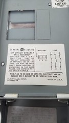 DEPTQLX4 GE Flex A Plug 50 Amp Max. 240v With 30A 2 pole breaker