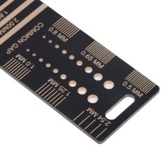 25cm 10 Inch Multifunctional PCB Ruler Measuring Tool Resistor Capacitor Chip IC