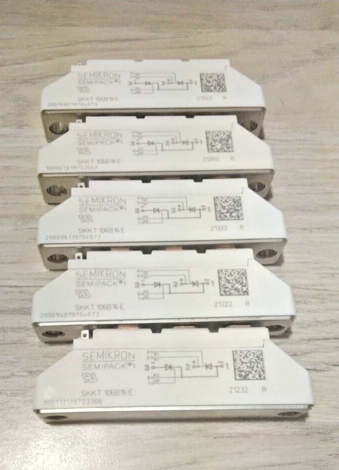 5pcs SKKT106/16E SEMIKRON THYRISTOR / DIODE MODULE SKKT106B/16E-Brand New
