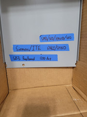 SMND / 6N61 Siemens ITE Single Mounting Hardware Kit 1200 Amp w/ 19″ Cover Plate